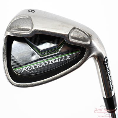 TaylorMade Rocketballz HL Single Iron 8 Iron Stock Steel Shaft Steel Stiff Right Handed 37.0in