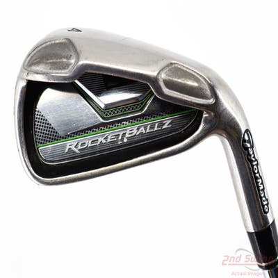 TaylorMade Rocketballz HL Single Iron 4 Iron Stock Steel Shaft Steel Stiff Right Handed 39.0in