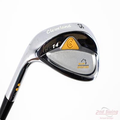 Cleveland CG14 Wedge Gap GW 52° 10 Deg Bounce Cleveland Traction Wedge Steel Wedge Flex Left Handed 36.0in