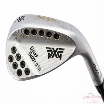 PXG 0311 Sugar Daddy Milled Chrome Wedge Sand SW 56° 10 Deg Bounce Mitsubishi MMT 60 Graphite Senior Right Handed 36.25in