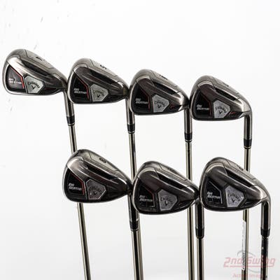 Callaway 2015 Big Bertha Iron Set 4-PW UST Mamiya Recoil 460 F3 Graphite Regular Right Handed +1/2"