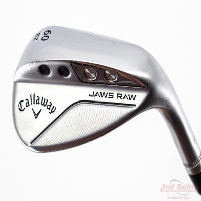 Callaway Jaws Raw Chrome Wedge Lob LW 60° 8 Deg Bounce Z Grind Dynamic Gold Spinner TI Steel Stiff Right Handed 35.0in