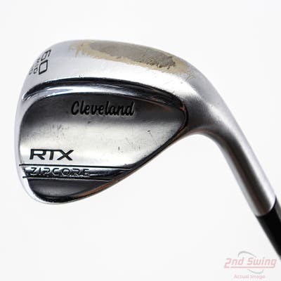 Cleveland RTX ZipCore Tour Satin Wedge Lob LW 60° 10 Deg Bounce Dynamic Gold Spinner TI Steel Wedge Flex Right Handed 35.5in