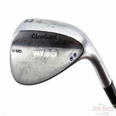 Cleveland RTX-3 Tour Satin Wedge Gap GW 52° 10 Deg Bounce True Temper Dynamic Gold Steel Wedge Flex Right Handed 35.75in