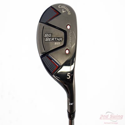 Mint Callaway Big Bertha B21 Hybrid 5 Hybrid 24° Callaway RCH Hybrid 65 Graphite Senior Right Handed 38.75in