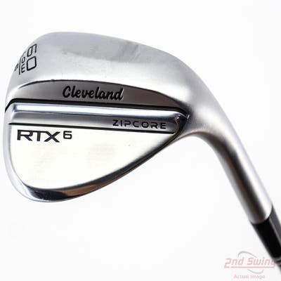 Cleveland RTX 6 ZipCore Tour Satin Wedge Lob LW 60° 6 Deg Bounce Low Dynamic Gold Spinner TI Steel Wedge Flex Right Handed 35.25in