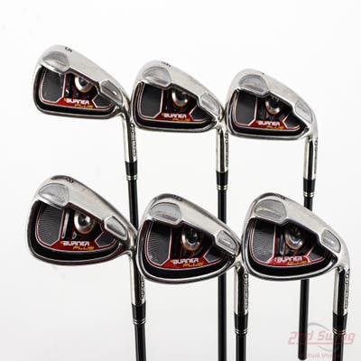 TaylorMade Burner Plus Iron Set 5-PW TM Reax 65 Graphite Senior Right Handed +3/4"