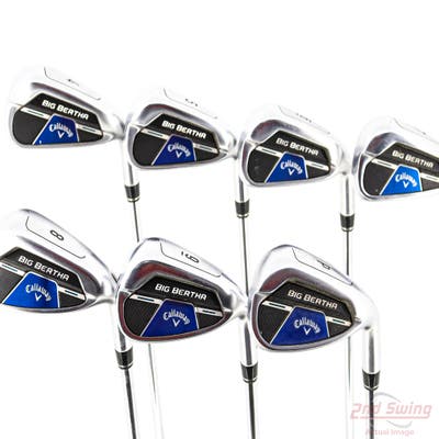 Callaway Big Bertha B21 Iron Set 4-PW KBS CT Tour Straight Steel Stiff Right Handed +1/4"