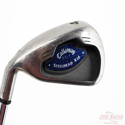 Callaway X-16 Single Iron 4 Iron Callaway Stock Steel Steel Regular Left Handed 38.75in