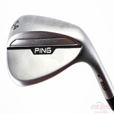 Ping s159 Chrome Wedge Sand SW 54° 10 Deg Bounce H Grind Ping Z-Z115 Steel Wedge Flex Right Handed Black Dot 35.5in