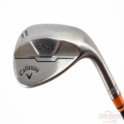 Callaway Opus Platinum Raw Wedge Lob LW 60° 8 Deg Bounce C Grind FST KBS $-Taper Black PVD Steel X-Stiff Right Handed 35.0in