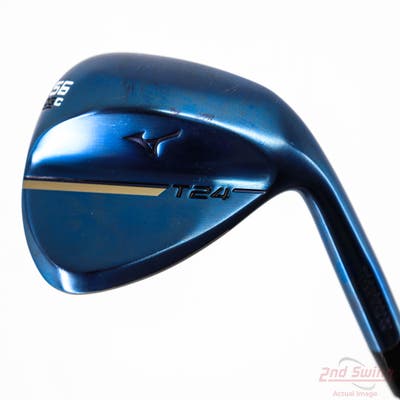 Mizuno T24 Blue Ion Wedge Sand SW 56° 6 Deg Bounce C Grind Dynamic Gold Tour Issue S400 Steel Stiff Right Handed 35.5in