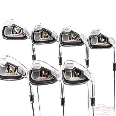 TaylorMade Tour Burner Iron Set 4-PW Stock Steel Shaft Steel Regular Right Handed +1/2"