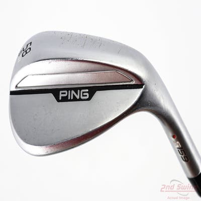 Ping s159 Chrome Wedge Lob LW 58° 10 Deg Bounce S Grind AWT 2.0 Steel Stiff Right Handed Red dot 35.25in