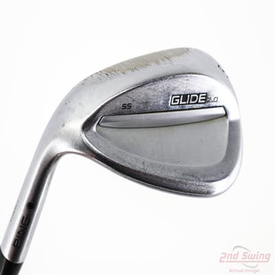 Ping Glide 2.0 Wedge Sand SW 54° 12 Deg Bounce FST KBS C-Taper 130 Steel X-Stiff Left Handed Black Dot 36.25in