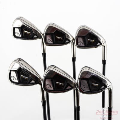 Callaway Rogue ST Max OS Iron Set 5-PW Project X Cypher 50 Graphite Senior Right Handed STD