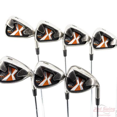 Callaway X-24 Hot Iron Set 4-PW Stock Steel Shaft Steel Uniflex Right Handed STD