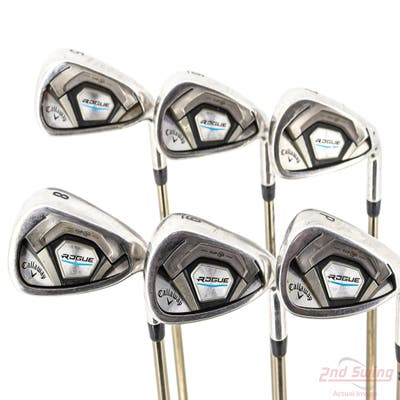 Callaway Rogue Iron Set 5-PW UST Mamiya Recoil 110 F4 Graphite Stiff Right Handed STD