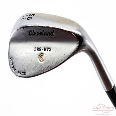 Cleveland 588 RTX Satin Chrome Wedge Sand SW 56° 14 Deg Bounce True Temper Dynamic Gold Steel Wedge Flex Right Handed 35.5in