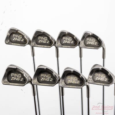 Ping Zing 2 Iron Set 3-PW Ping JZ Steel Stiff Right Handed Black Dot +1/2"