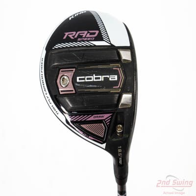 Cobra RAD Speed Fairway Wood 5 Wood 5W 18.5° PX EvenFlow Riptide CB 40 Graphite Ladies Right Handed 41.75in