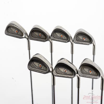 Ping Eye 2 Iron Set 4-PW Ping ZZ Lite Steel Stiff Right Handed Orange Dot +1/4"