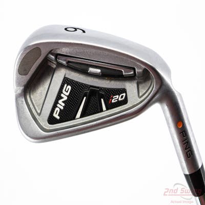 Ping I20 Single Iron 6 Iron Ping CFS Steel Stiff Right Handed Orange Dot 37.0in