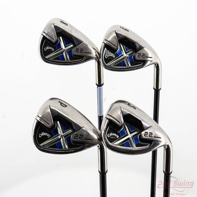 Callaway X-22 Iron Set 8-PW SW Callaway Stock Graphite Graphite Senior Right Handed +1/4"