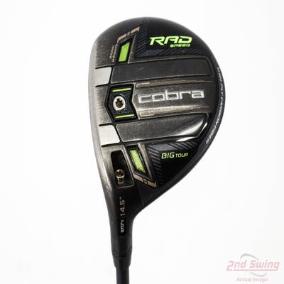 Cobra RAD Speed Big Tour Fairway Wood 3 Wood 3W 14.5° Fujikura Motore X F1 7 Graphite X-Stiff Left Handed 42.75in