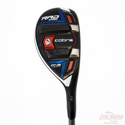 Cobra RAD Speed One Length Hybrid 3 Hybrid 19° Fujikura Pro 2.0 8 Hybrid Graphite Stiff Right Handed 37.25in