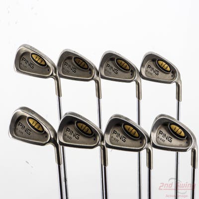 Ping i3 Oversize Iron Set 3-PW Ping Z-Z65 with Cushin Insert Steel Stiff Right Handed Blue Dot +1"