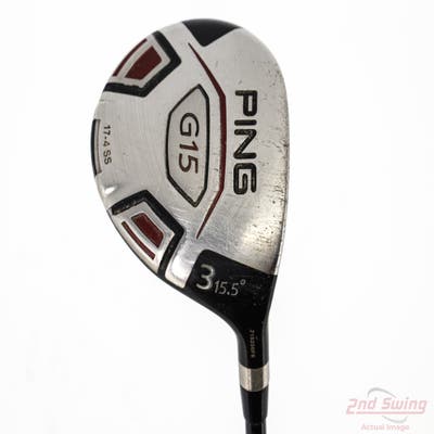 Ping G15 Fairway Wood 3 Wood 3W 15.5° Aldila Serrano 75 Fairway Graphite Stiff Right Handed 42.5in