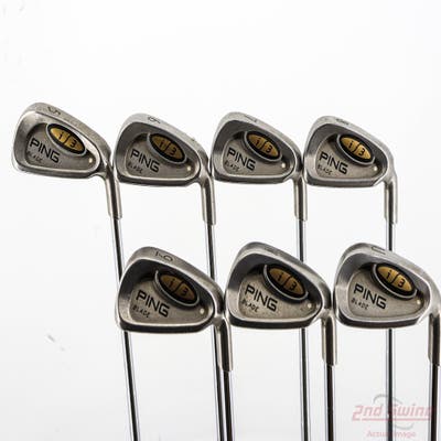 Ping i3 Blade Iron Set 5-GW Stock Steel Shaft Steel Stiff Right Handed White Dot +3/4"