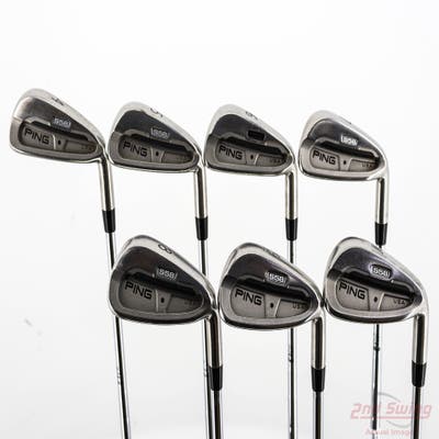 Ping S58 Iron Set 4-PW Stock Steel Shaft Steel Stiff Right Handed Black Dot +1/4"