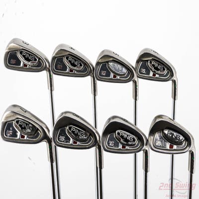 Ping i15 Iron Set 3-PW Ping AWT Steel X-Stiff Right Handed Green Dot +1/2"