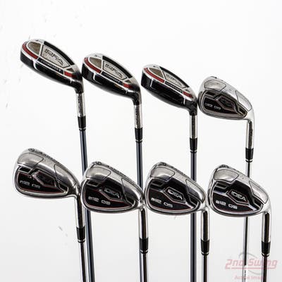 Adams Idea A12 OS Iron Set 4-GW Stock Steel Shaft Steel Stiff Right Handed +1 1/4"