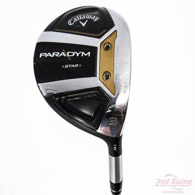 Callaway Paradym Star Fairway Wood 3 Wood 3W 16° UST ATTAS Speed Series 40 Graphite Senior Right Handed 43.25in