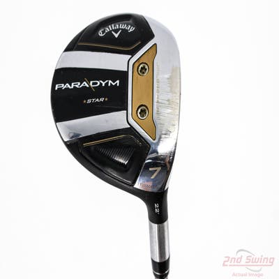 Callaway Paradym Star Fairway Wood 7 Wood 7W 22° UST ATTAS Speed Series 40 Graphite Senior Right Handed 42.25in