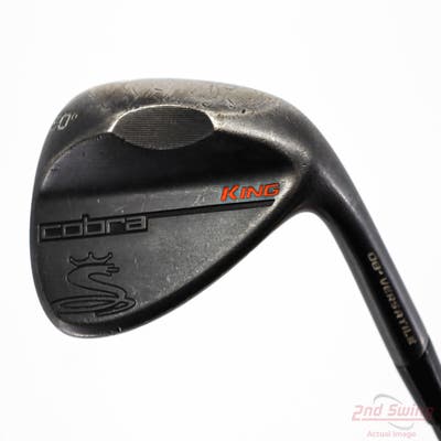 Cobra KING Black Wedge Gap GW 50° 8 Deg Bounce Versatile Stock Steel Shaft Steel Wedge Flex Right Handed 35.75in