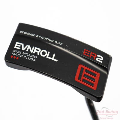 Evnroll ER2 Mid Blade Black Putter Steel Right Handed 33.0in