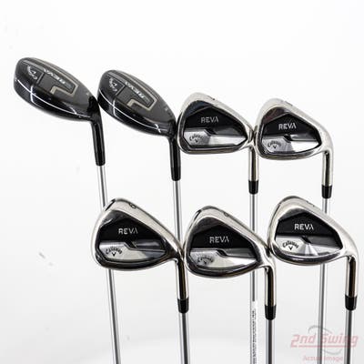 Callaway Big Bertha REVA Womens Iron Set 5H 6H 7-PW SW Callaway REVA Graphite Ladies Right Handed STD