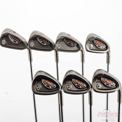 Ping i10 Iron Set 4-PW Ping AWT Steel Regular Right Handed Black Dot +1/4"