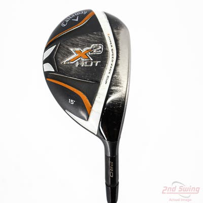 Callaway X2 Hot Pro Fairway Wood 3 Wood 3W 15° Aldila Tour Green 75 Graphite Stiff Right Handed 43.25in