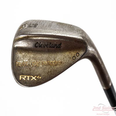 Cleveland RTX 4 Tour Raw Wedge Gap GW 50° 10 Deg Bounce Dynamic Gold Tour Issue S400 Steel Stiff Right Handed 35.75in