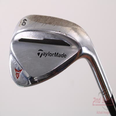 TaylorMade Milled Grind 2 Chrome Wedge Lob LW 60° 8 Deg Bounce True Temper Dynamic Gold S200 Steel Wedge Flex Right Handed 35.25in