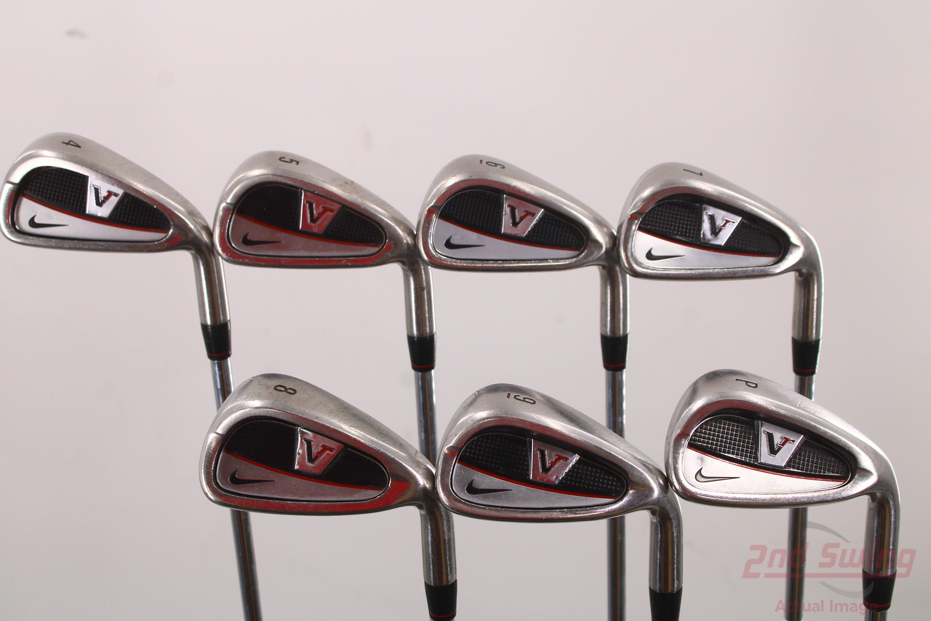 NIKE VR Victory Red Full Cavity Iron Set 4-PW Stiff offers Dynamic Gold R300 Steel RH