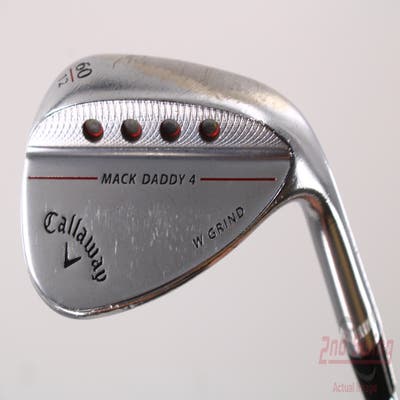 Callaway Mack Daddy 4 Chrome Wedge Lob LW 60° 12 Deg Bounce W Grind Dynamic Gold Tour Issue S200 Steel Wedge Flex Right Handed 35.5in