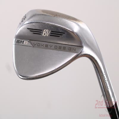 Titleist Vokey SM8 Tour Chrome Wedge Lob LW 58° 12 Deg Bounce D Grind Stock Steel Shaft Steel Wedge Flex Right Handed 35.0in