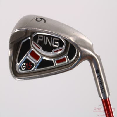 Ping G15 Single Iron 6 Iron Ping TFC 149I Graphite Regular Right Handed Black Dot 37.5in