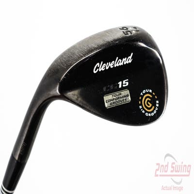 Cleveland CG15 Black Pearl Wedge Sand SW 56° 14 Deg Bounce Cleveland Traction Wedge Steel Wedge Flex Left Handed 35.75in